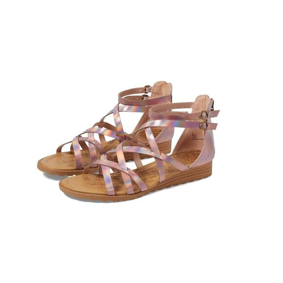 Blowfish Malibu Ayline-K Ether Pink Disco Sandals Girls' Size 12 New in Box! - Picture 1 of 9